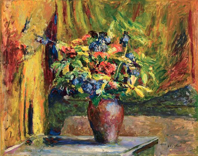 Pieds-d-alouette and Geraniums